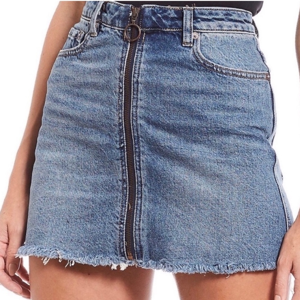 Free People Zip It Up Skirt ✧ Size 26